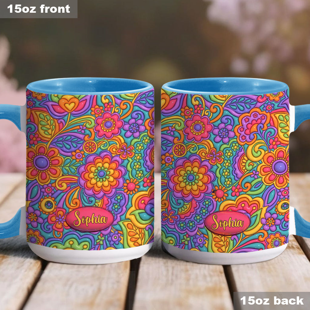 Hippie Soul - Personalized Hippie Accent Mug