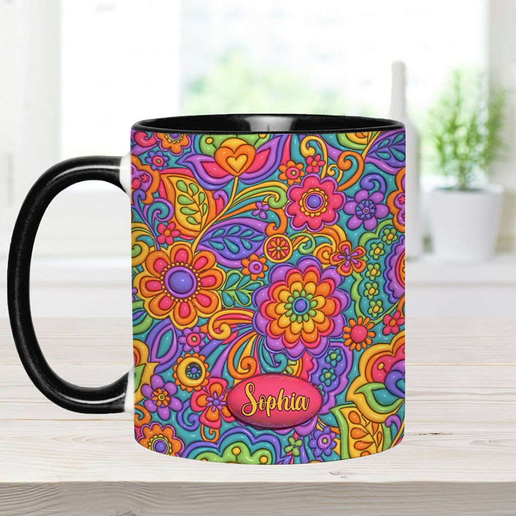Hippie Soul - Personalized Hippie Accent Mug