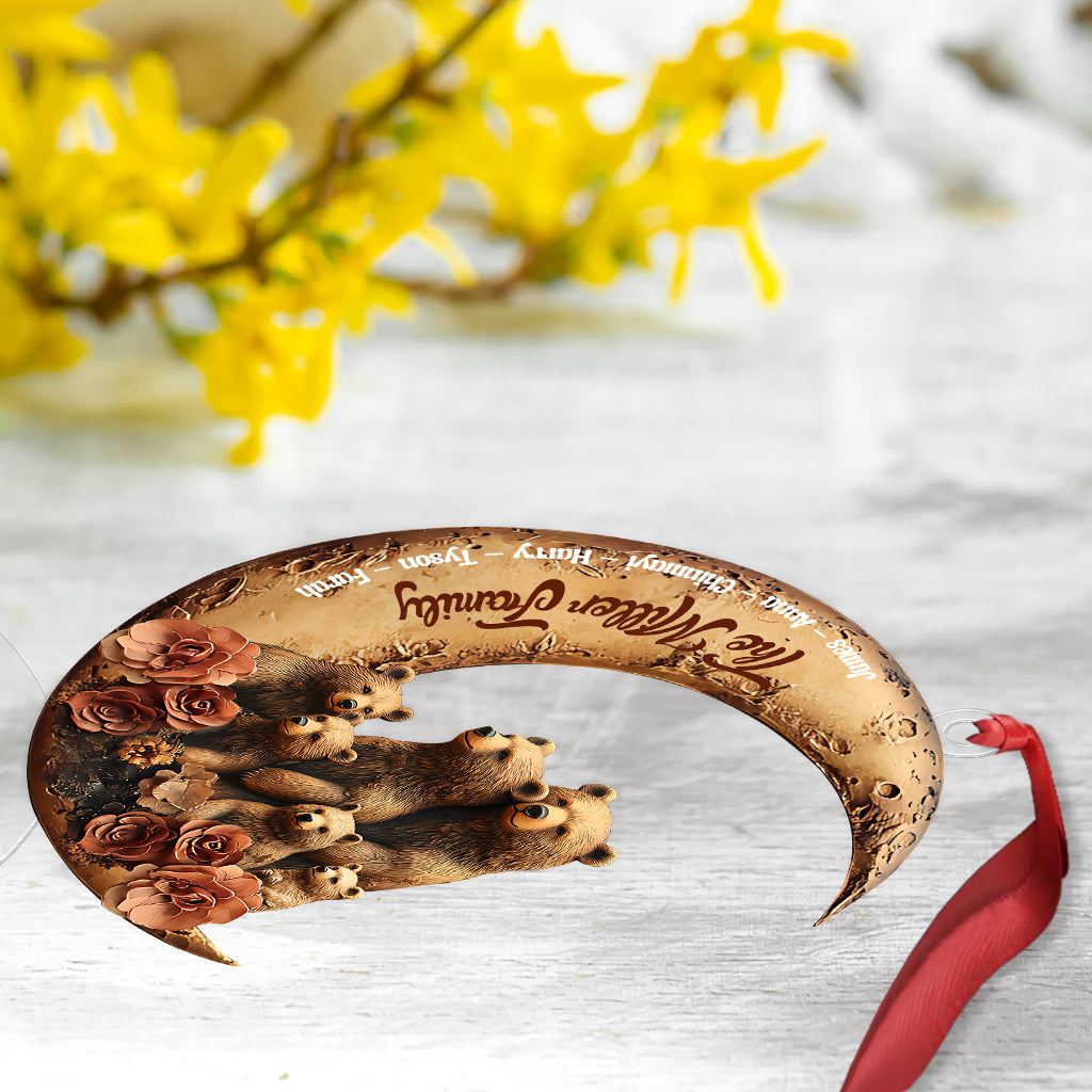 Bärenfamilie – Personalisierter, individuell geformter Familienschmuck