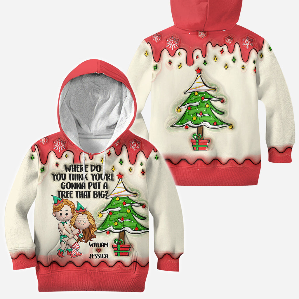 Beug dich vor und ich zeig's dir - Personalisiertes Pärchen-Shirt