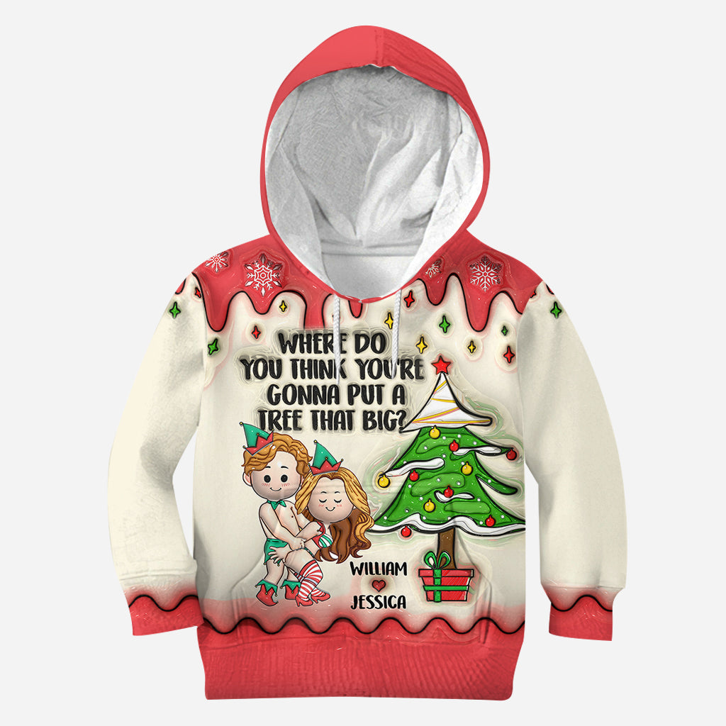 Beug dich vor und ich zeig's dir - Personalisiertes Pärchen-Shirt