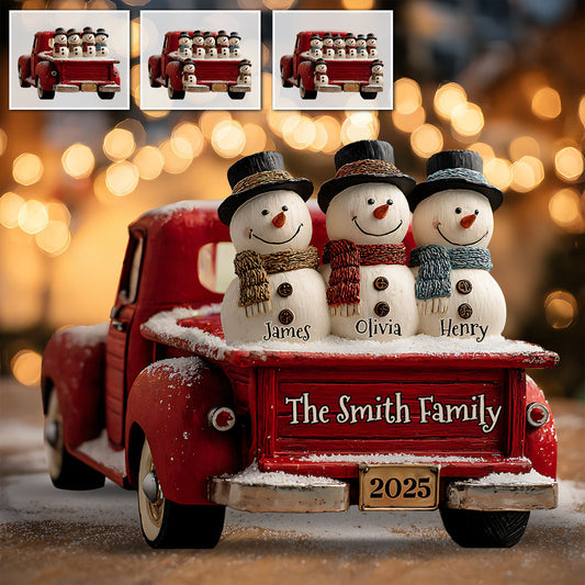 Das sind wir – personalisierte Acrylplakette in individueller Familienform