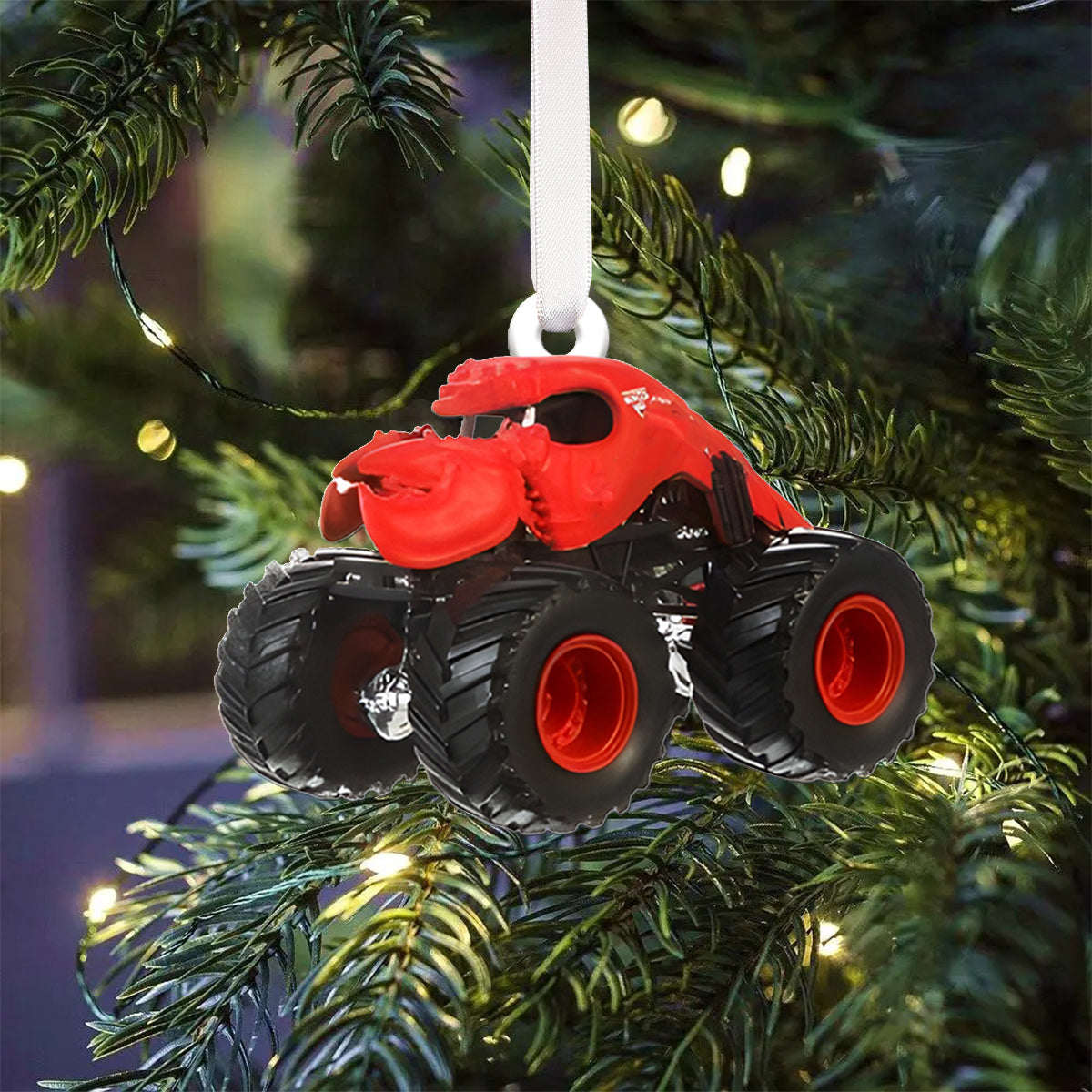 Monster Crusher – Personalisierter, faltbarer Adventskalender für Kinder mit Ornamenten