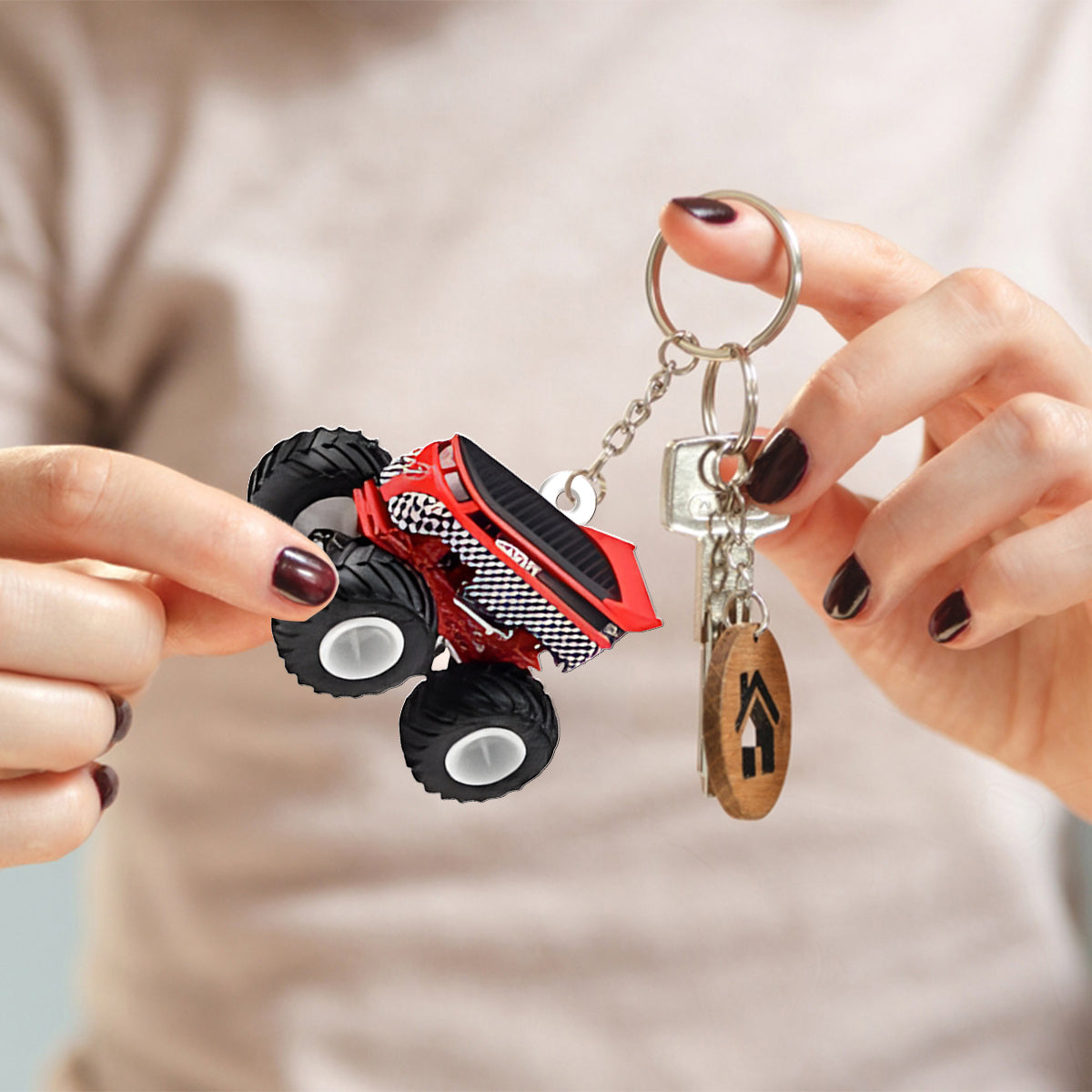 Monster Crusher – Personalisierter, faltbarer Adventskalender für Kinder mit Ornamenten