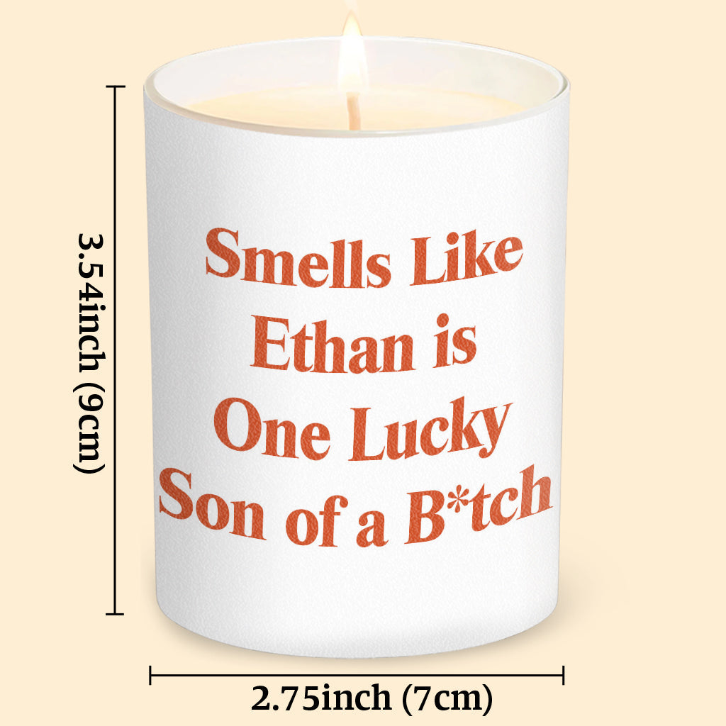 Funny Sarcastic Quote - Personalized Candle With Wooden Lid