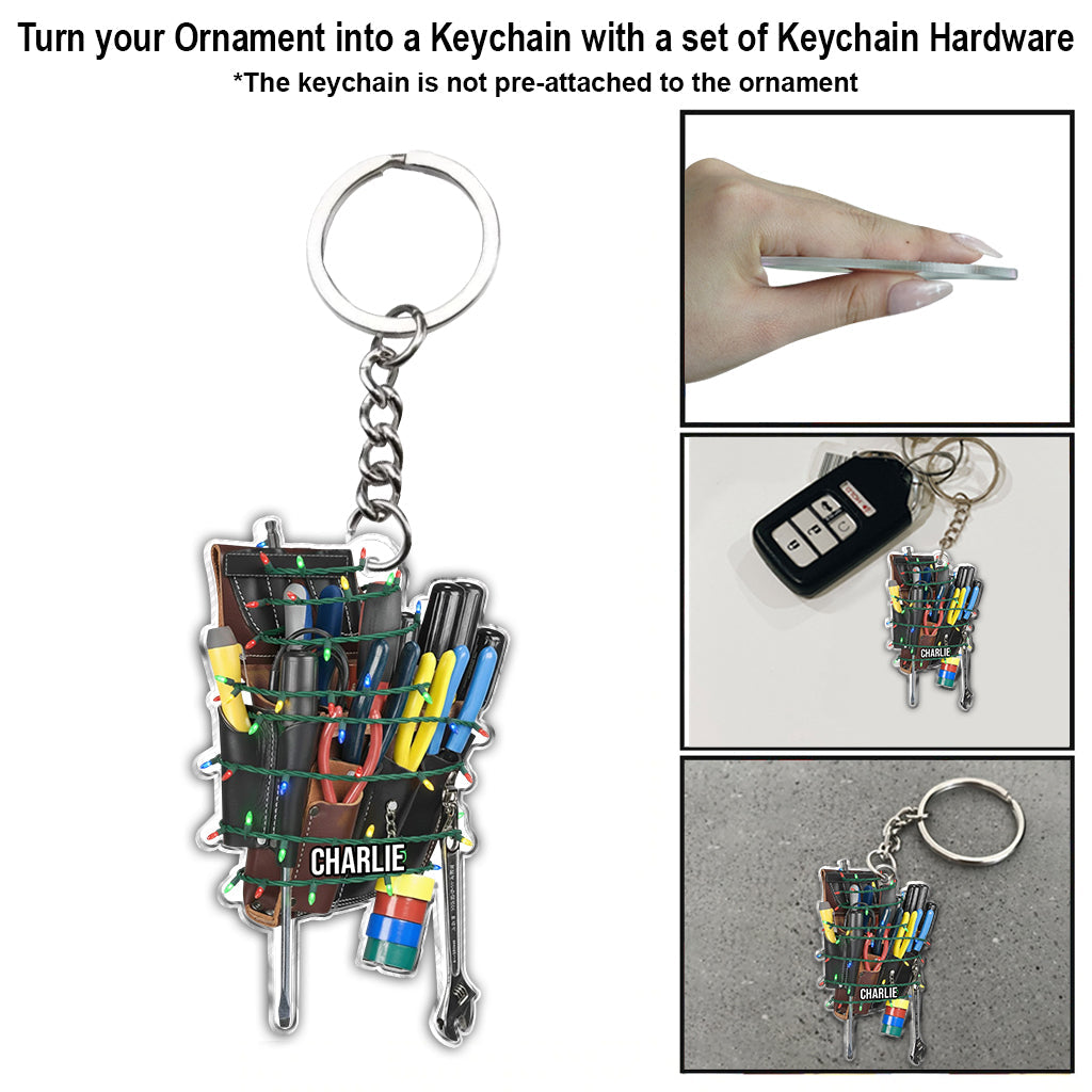 Geschenk für Monteure – Papa, Ehemann, Sohn... – Personalisierter Monteur-Anhänger