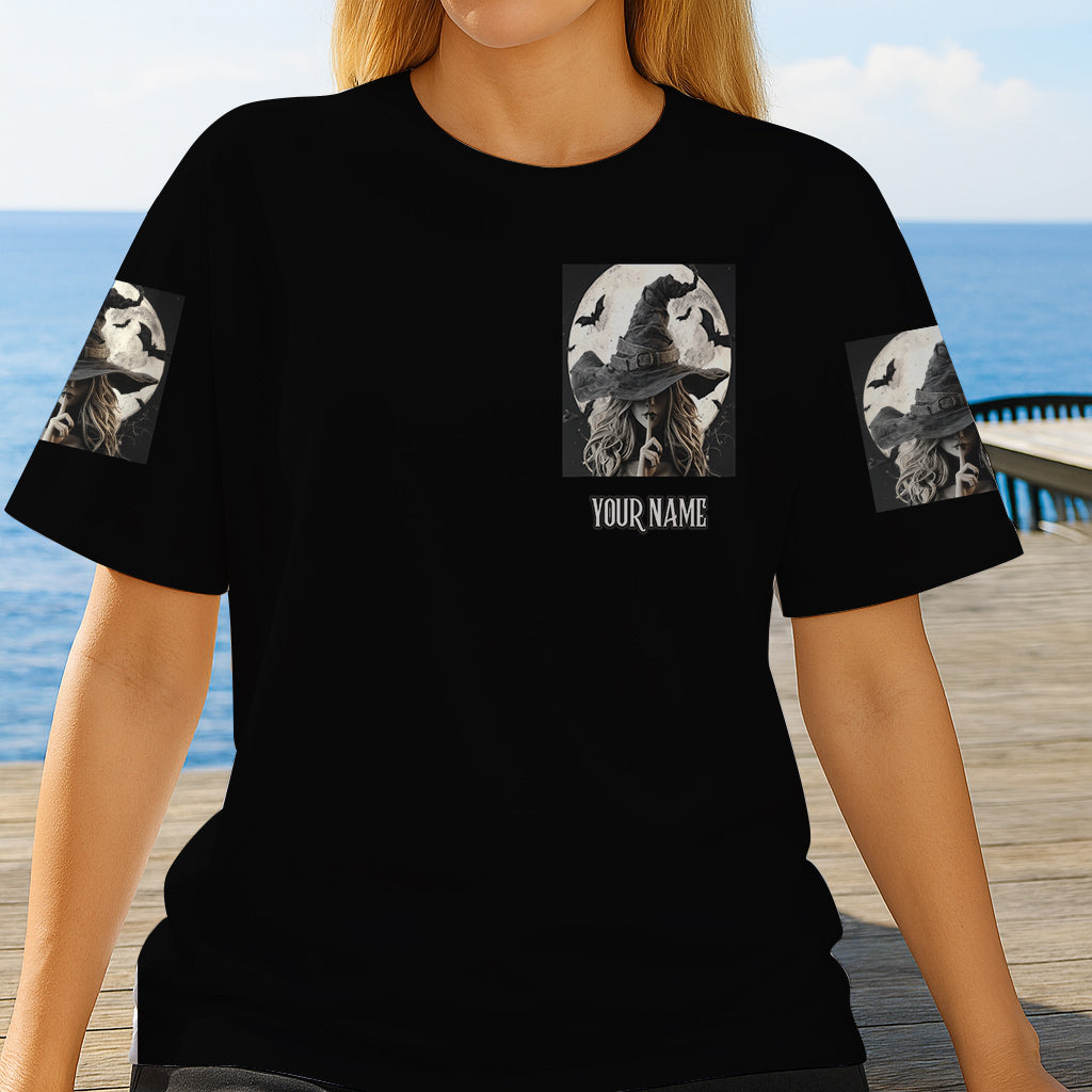 Ein bisschen böse – personalisiertes Hexen-Shirt