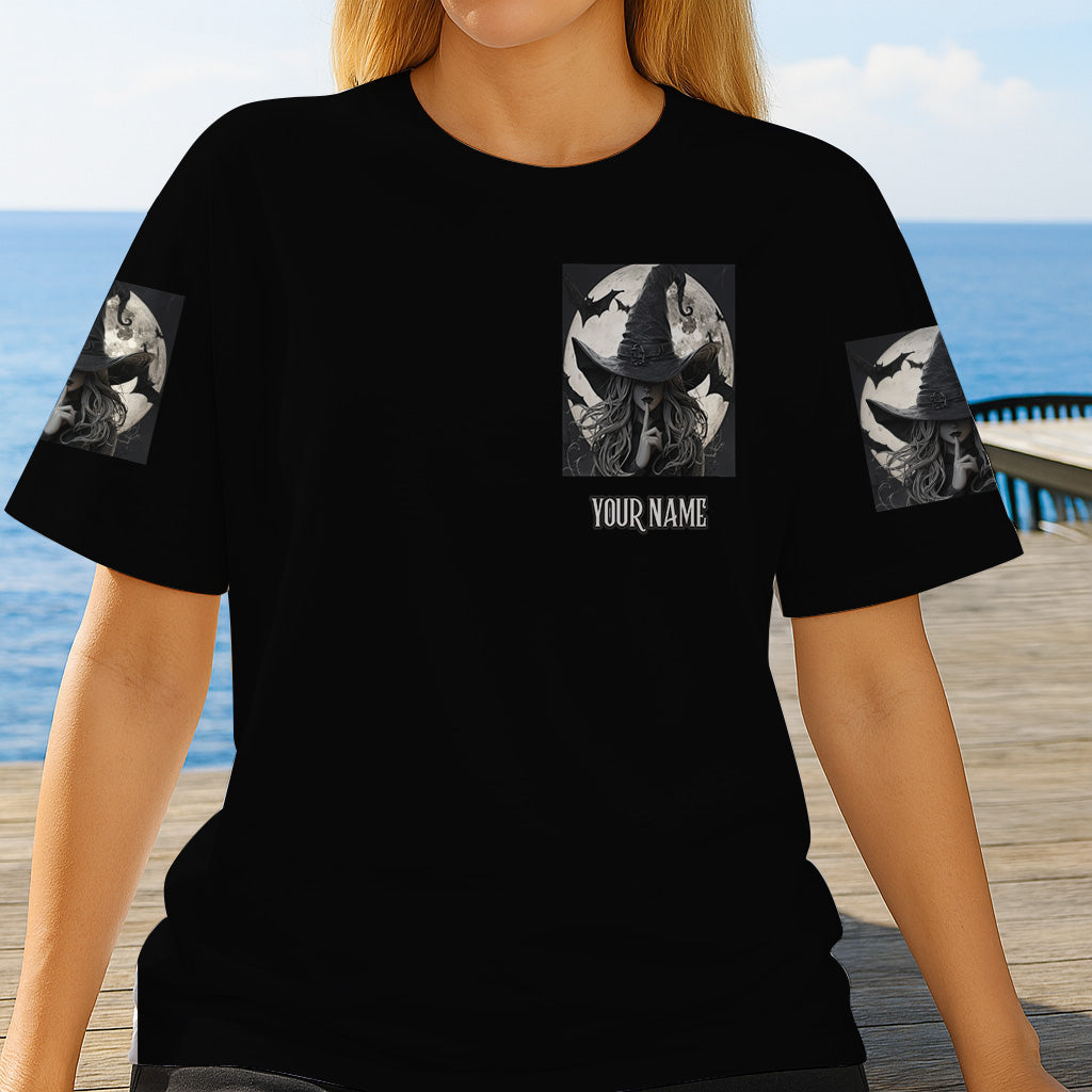 Ein bisschen böse – personalisiertes Hexen-Shirt