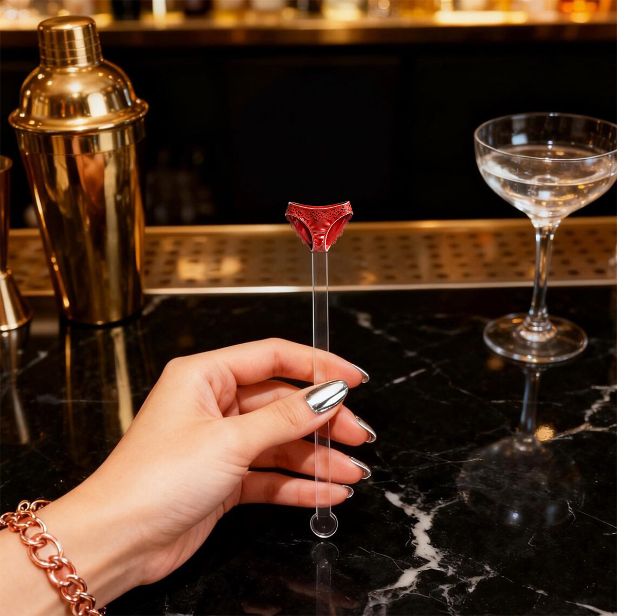 Custom From Any Photo - Personalized Spicy Couple Set Accent Mug with Acrylic Stirrers