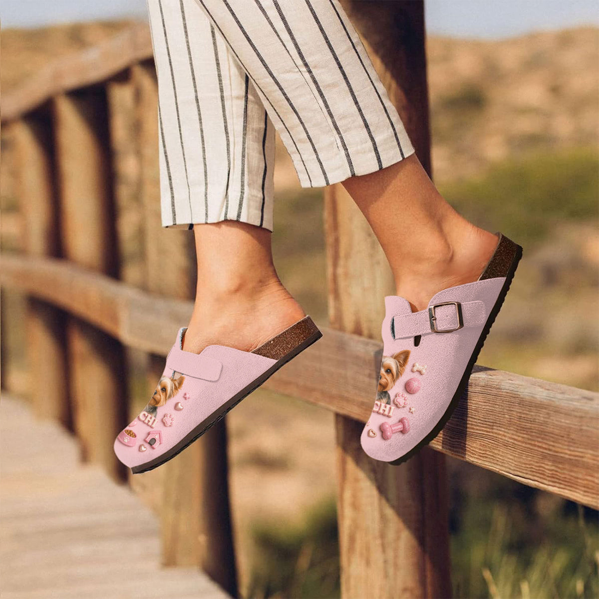 I Love My Dog - Personalized Dog Clogs With Arch Support