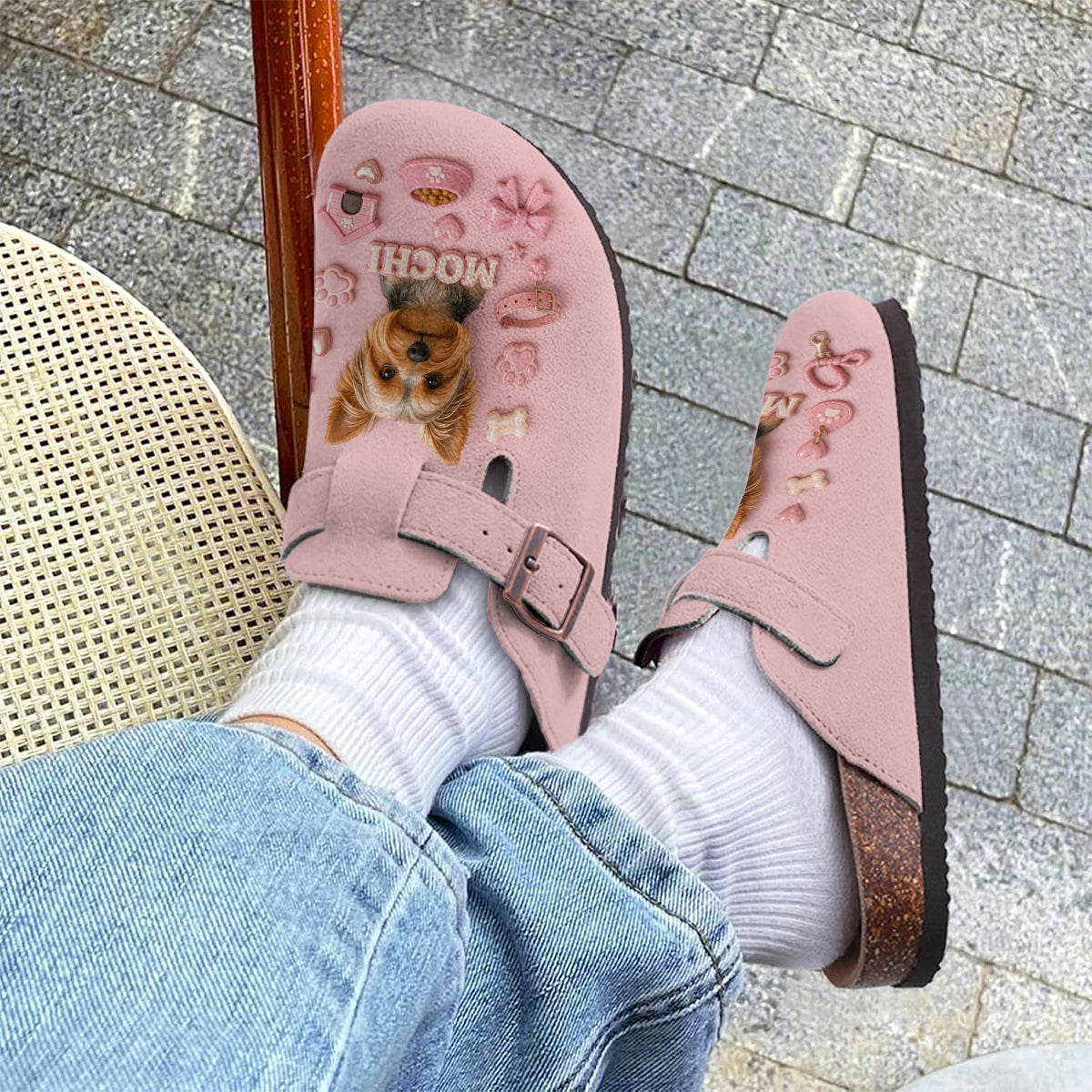 I Love My Dog - Personalized Dog Clogs With Arch Support