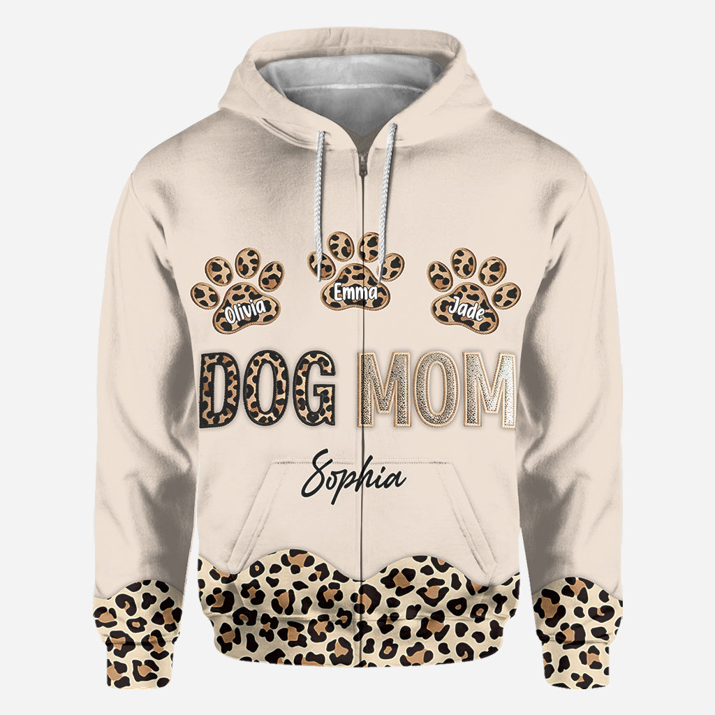 Hundemama - Personalisiertes T-Shirt mit Hundemotiv