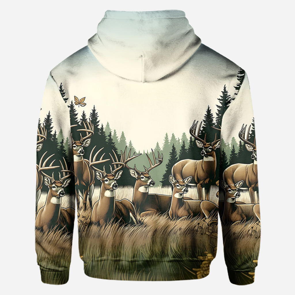 Jagdsaison - Personalisiertes Jagd-Allover-Shirt