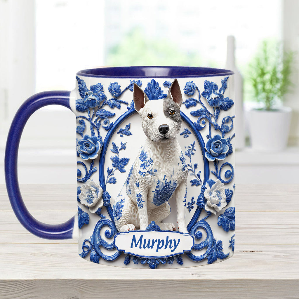 Niedlicher Pitbull - Personalisierte Tasse mit Hundemotiv