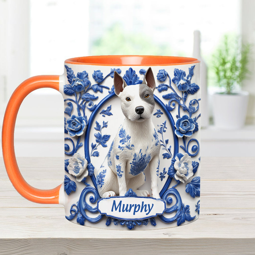Niedlicher Pitbull - Personalisierte Tasse mit Hundemotiv