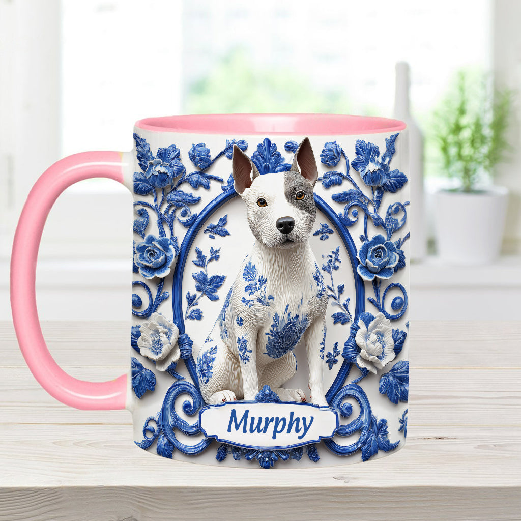 Niedlicher Pitbull - Personalisierte Tasse mit Hundemotiv