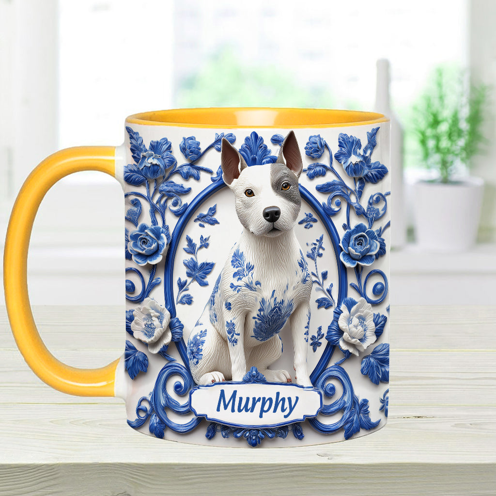 Niedlicher Pitbull - Personalisierte Tasse mit Hundemotiv