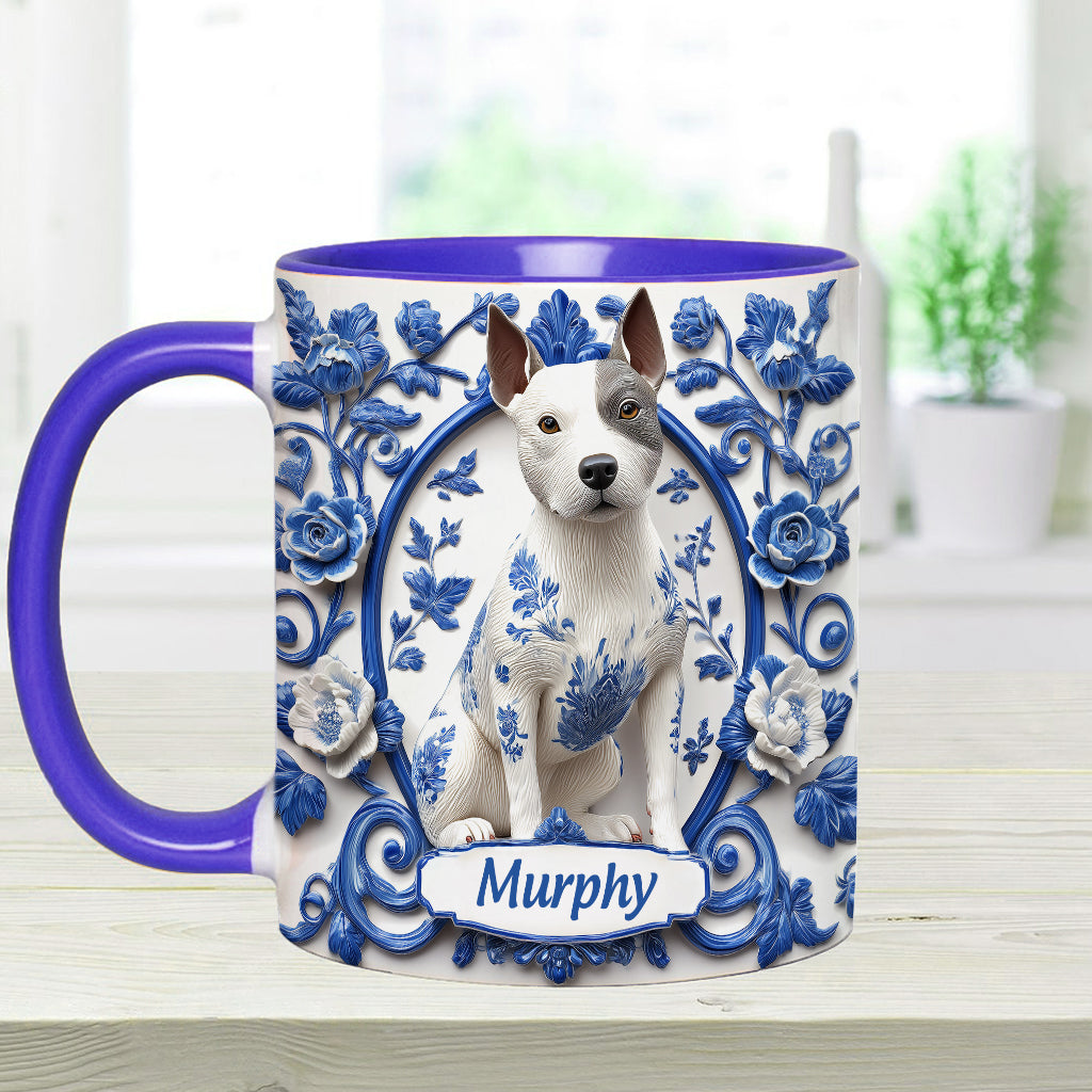 Niedlicher Pitbull - Personalisierte Tasse mit Hundemotiv