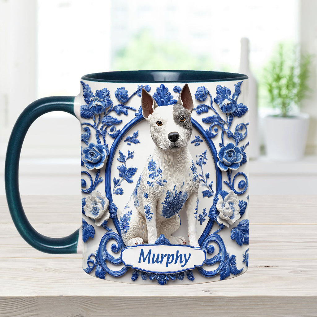 Niedlicher Pitbull - Personalisierte Tasse mit Hundemotiv