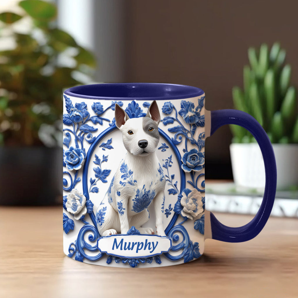 Niedlicher Pitbull - Personalisierte Tasse mit Hundemotiv