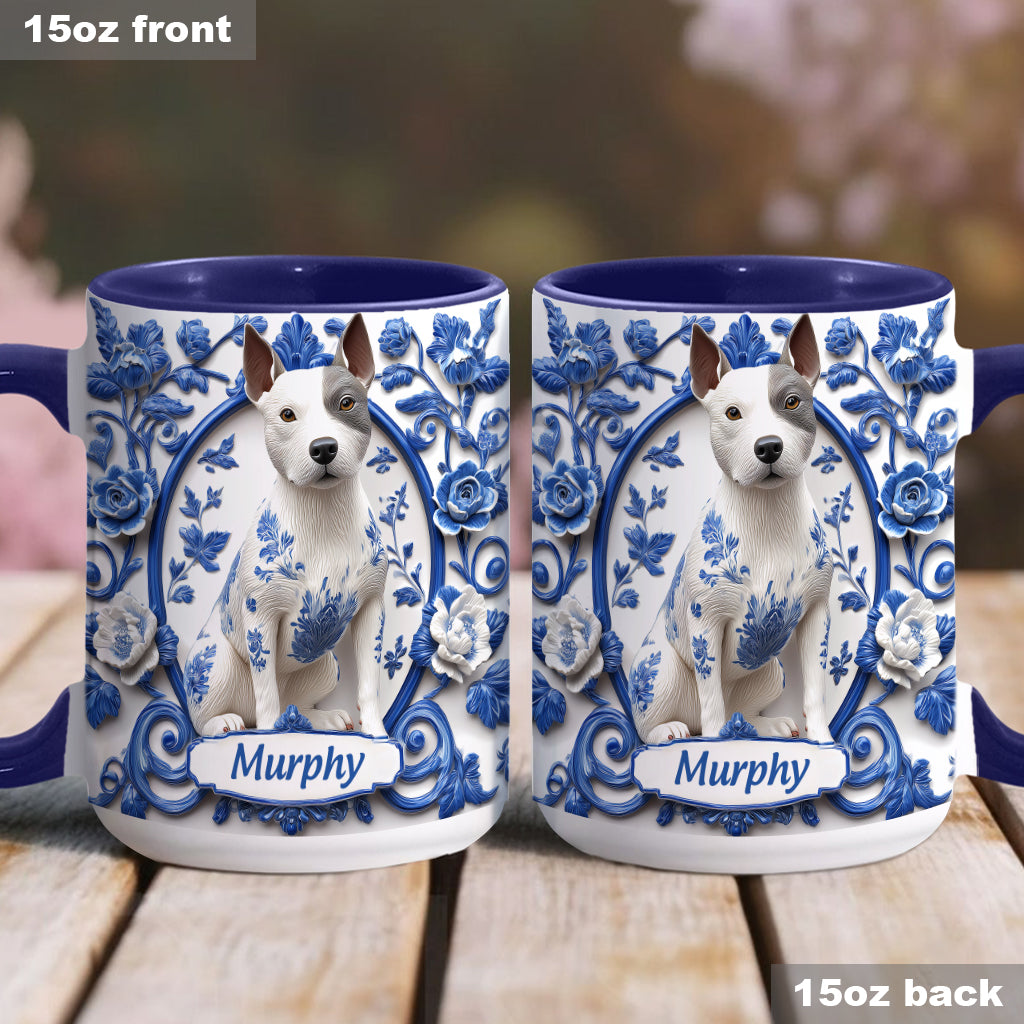 Niedlicher Pitbull - Personalisierte Tasse mit Hundemotiv