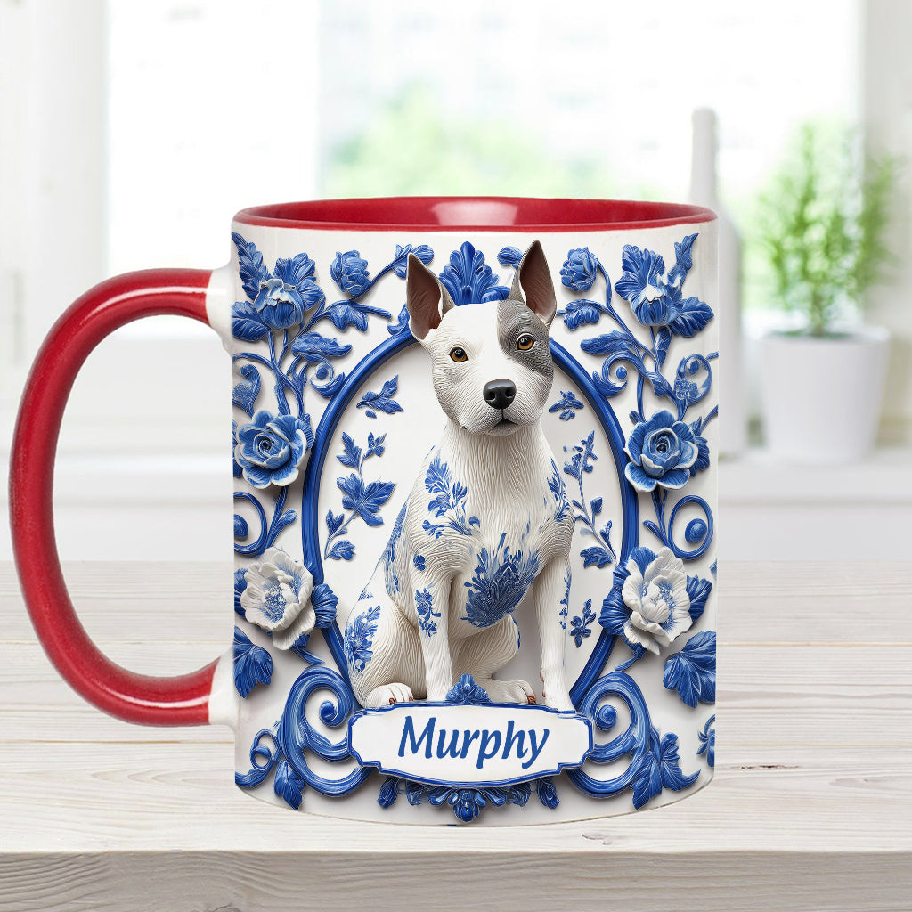 Niedlicher Pitbull - Personalisierte Tasse mit Hundemotiv
