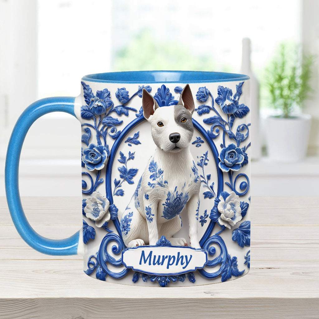 Niedlicher Pitbull - Personalisierte Tasse mit Hundemotiv