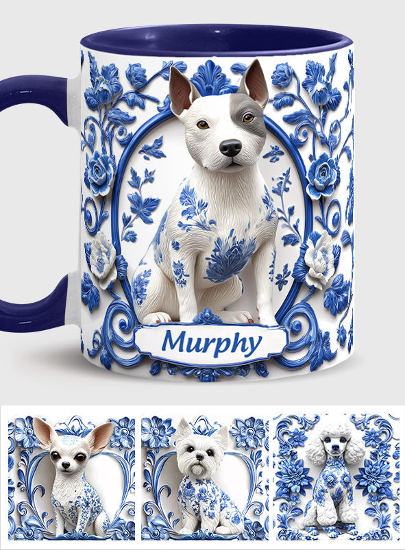 Niedlicher Pitbull - Personalisierte Tasse mit Hundemotiv