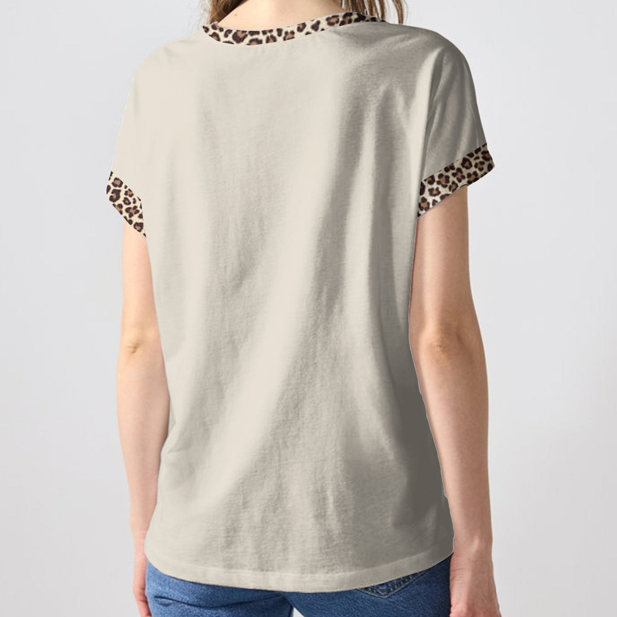 Educate & Inspire - Personalized Teacher Fully Printed V-Neck T-Shirt