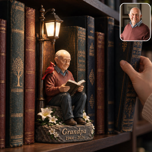 I'm Always With You - Personalized Memorial Bookshelf Lamp