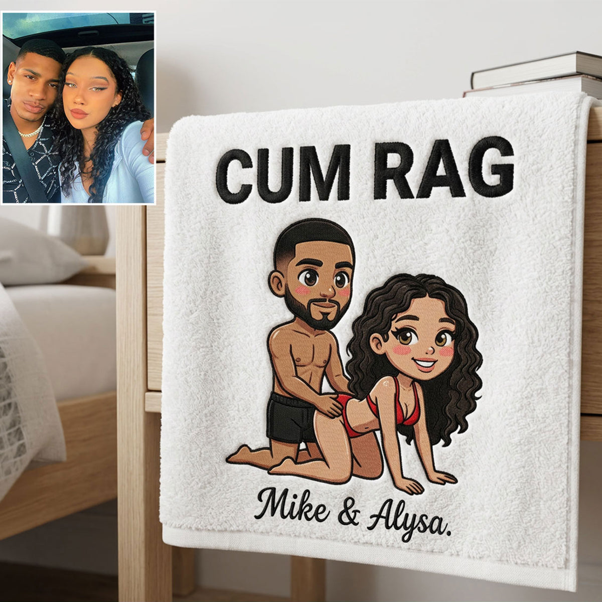 Cum Rag - Personalized Spicy Couple Towel
