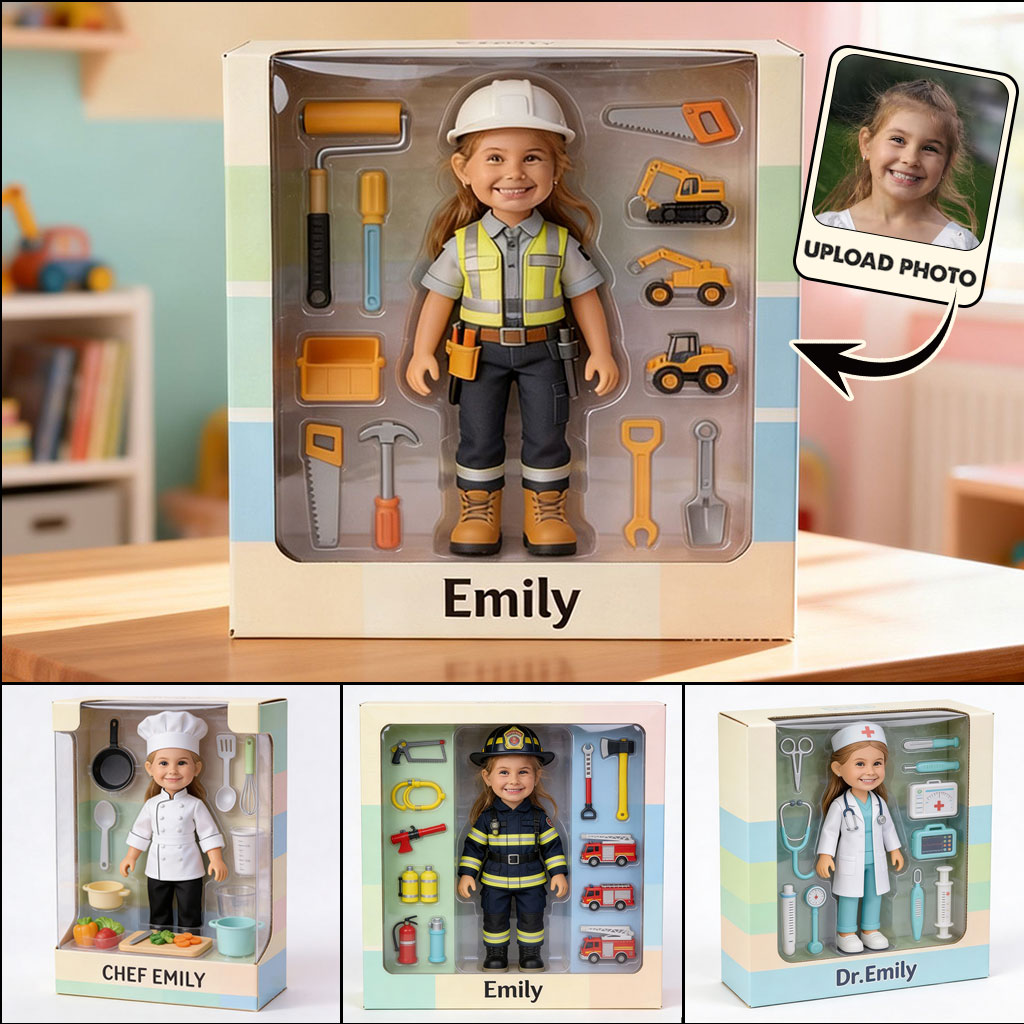 Individuell gestaltbar nach Foto – Personalisierte Acrylplakette in Kinderform