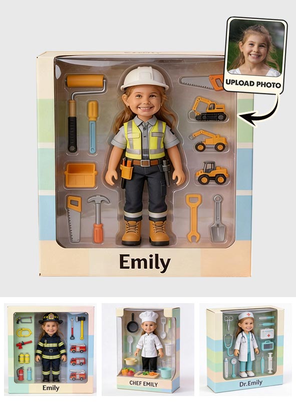 Individuell gestaltbar nach Foto – Personalisierte Acrylplakette in Kinderform