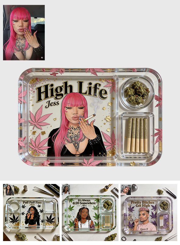 Personalisierbares Rolling Tray aus Ihrem Foto - Individuelles Weed Tray