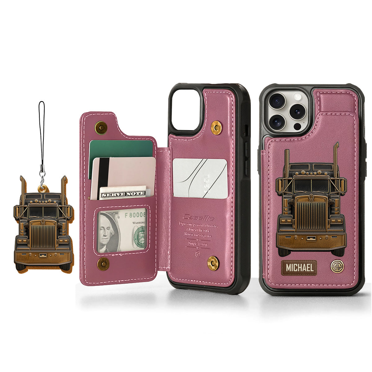 LKW-Fahrer – Personalisierte Handyhülle mit LKW-Motiv