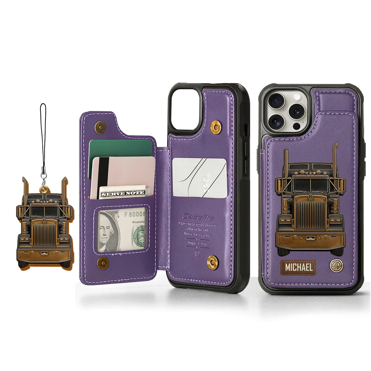 LKW-Fahrer – Personalisierte Handyhülle mit LKW-Motiv