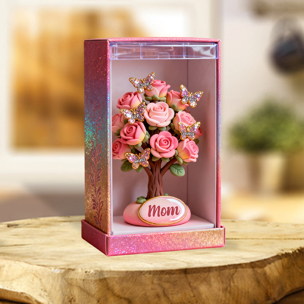 Mein wunderschöner Garten – Das perfekte Geschenk für Mama und Oma – personalisierte Acrylplakette in individueller Form für die Mutter