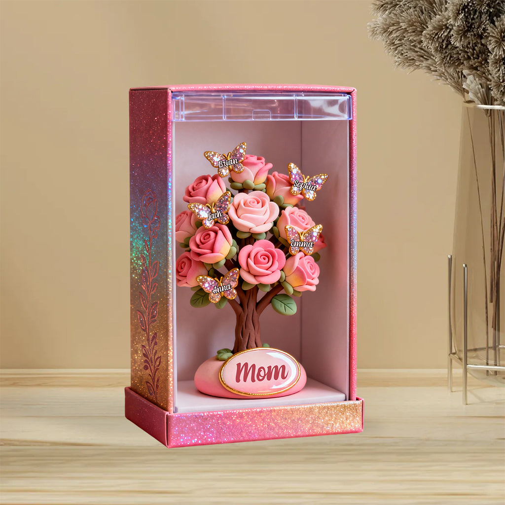 Mein wunderschöner Garten – Das perfekte Geschenk für Mama und Oma – personalisierte Acrylplakette in individueller Form für die Mutter