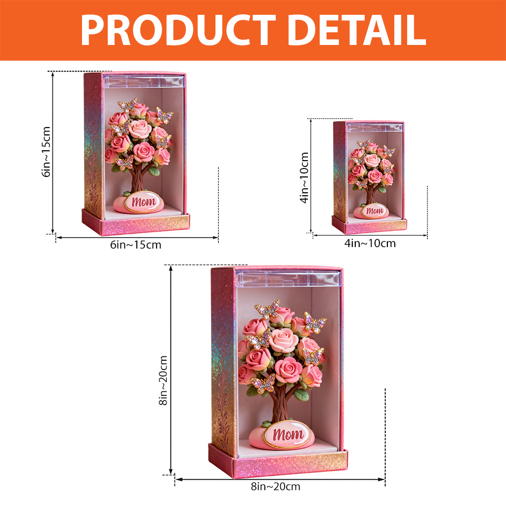 Mein wunderschöner Garten – Das perfekte Geschenk für Mama und Oma – personalisierte Acrylplakette in individueller Form für die Mutter