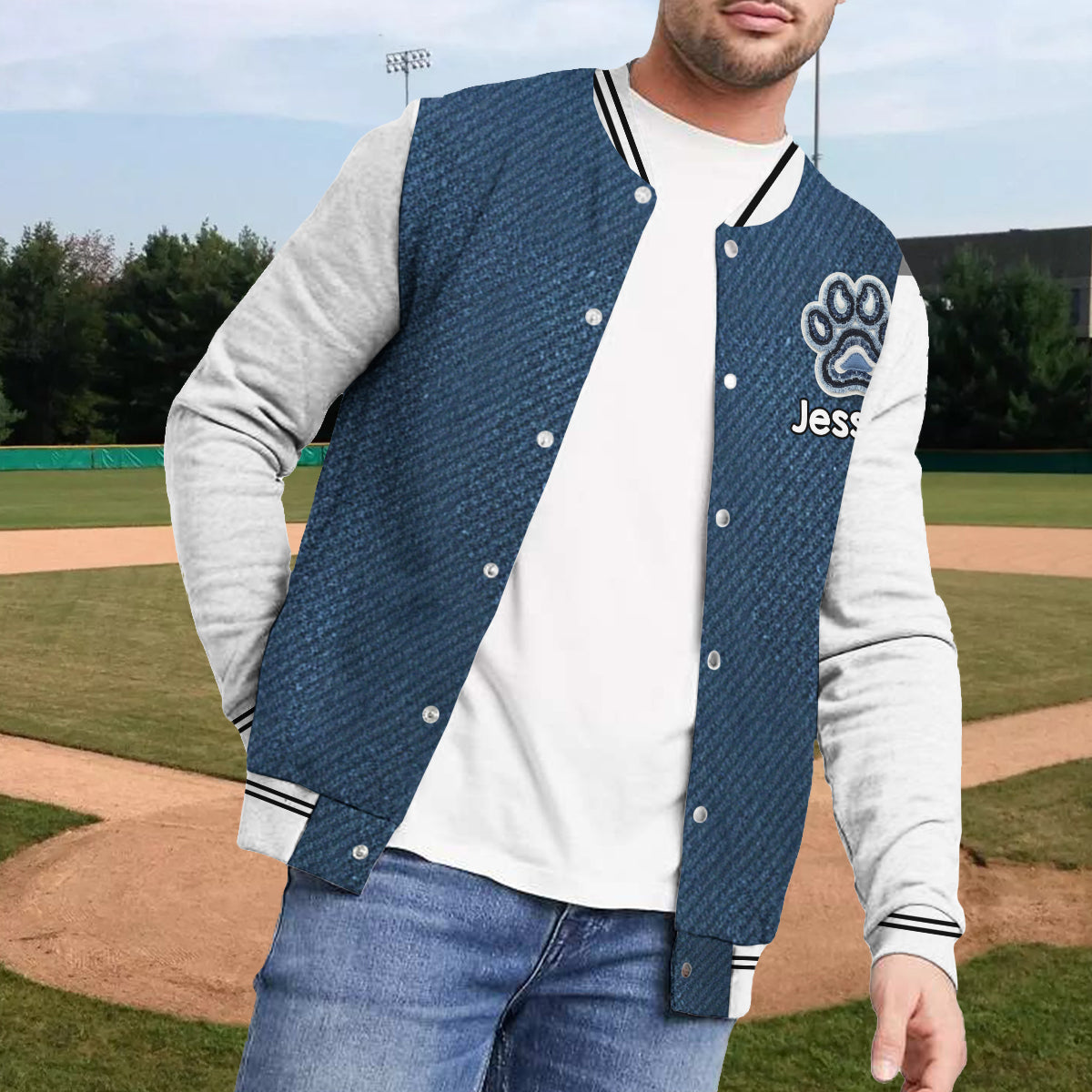 Cool Dog - Personalized Dog Varsity Jacket