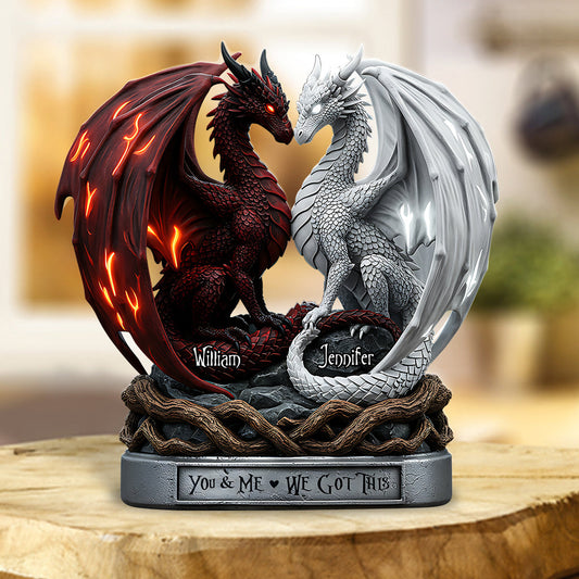 You & Me - Personalized Couple Custom Shaped Acrylic Plaque