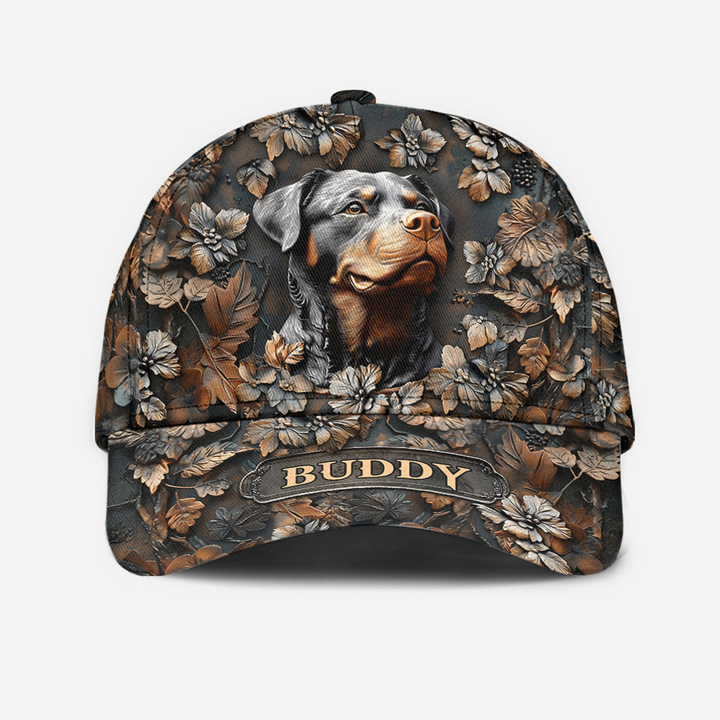 Zuhause ist, wo mein Rottweiler ist – Personalisierte Hunde-Klassiker-Kappe