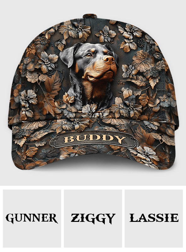 Zuhause ist, wo mein Rottweiler ist – Personalisierte Hunde-Klassiker-Kappe