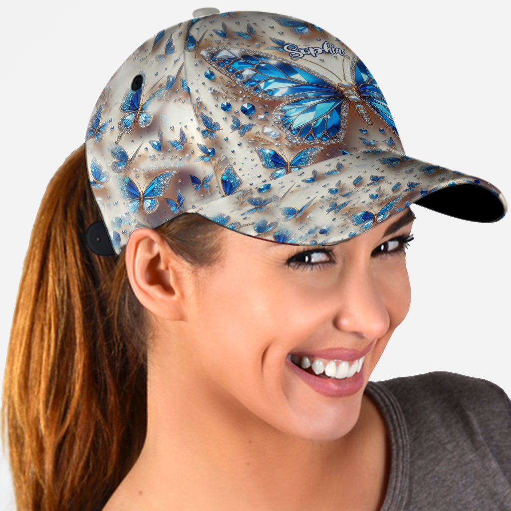 Wunderschöne Schmetterlinge – Personalisierte Schmetterlings-Klassiker-Kappe