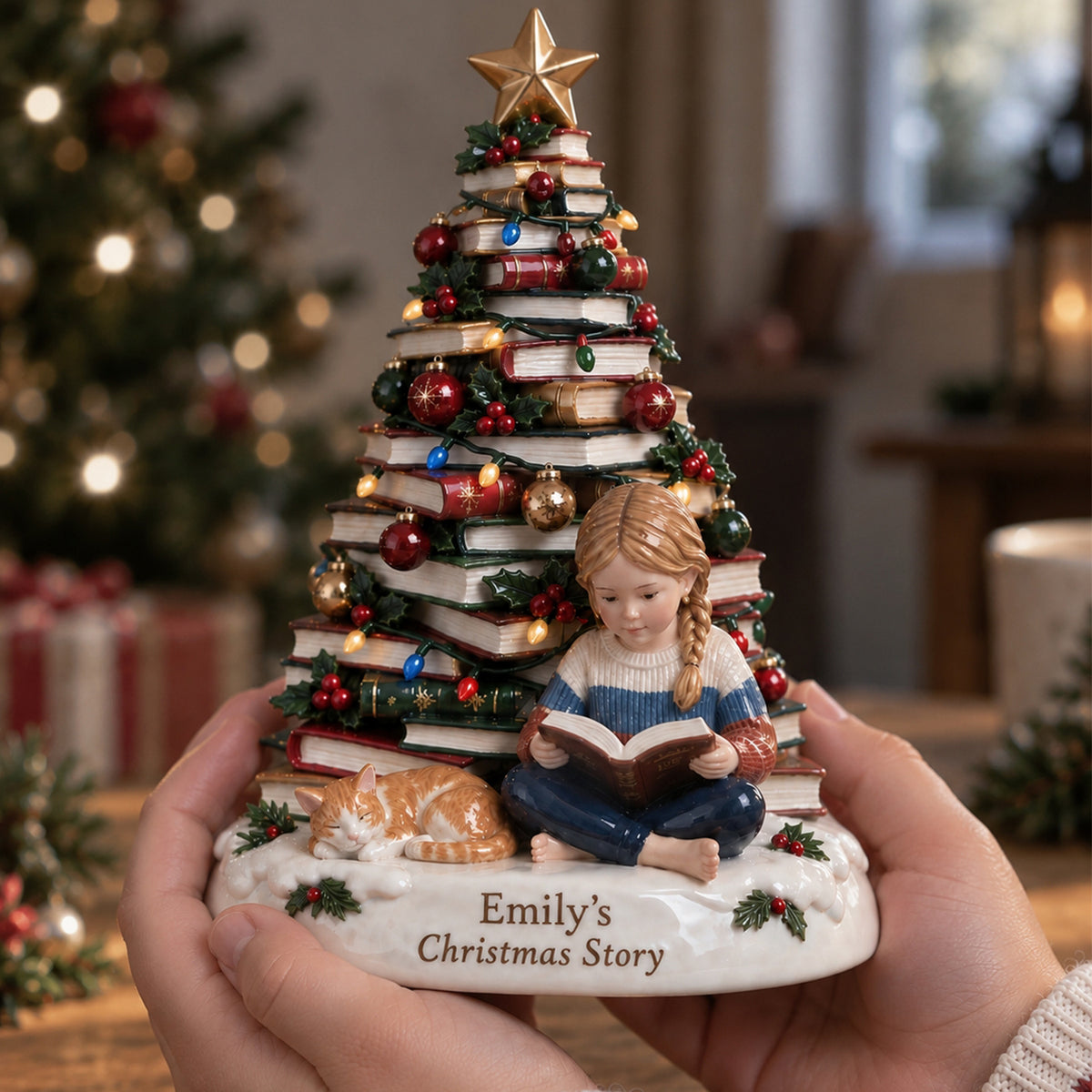 Christmas Story - Personalized Book 3D Plaque
