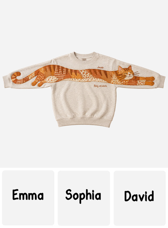 Eine Katze, zwei Ärmel - Personalisierte Katzen-Shirt