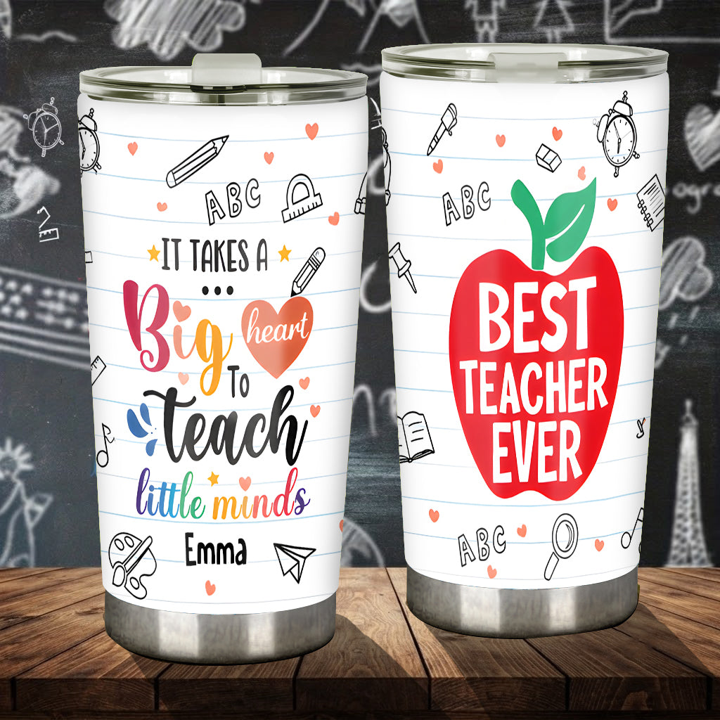 Zurück zur Schule - Personalisierter Lehrer-Tumbler