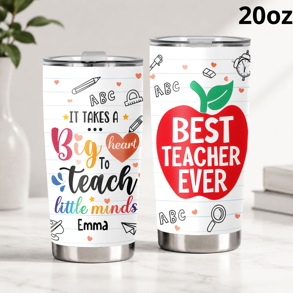 Zurück zur Schule - Personalisierter Lehrer-Tumbler