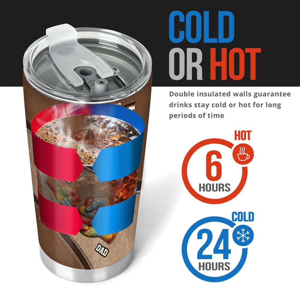 Sein/Ihr Kampf ist mein Kampf – Personalisierter Becher zur Sensibilisierung für Autismus