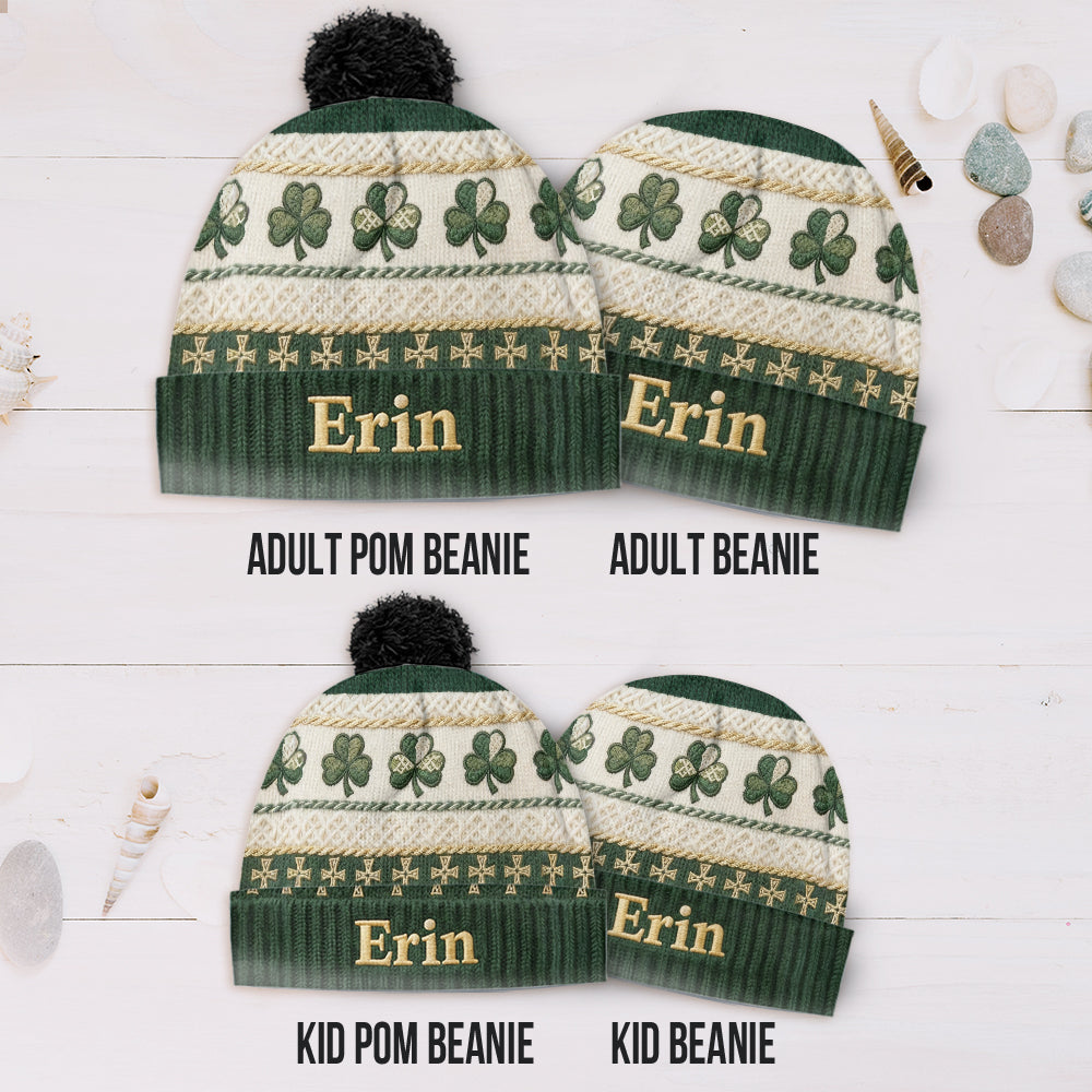 St Patrick's Day - Personalized Irish Beanie Hat